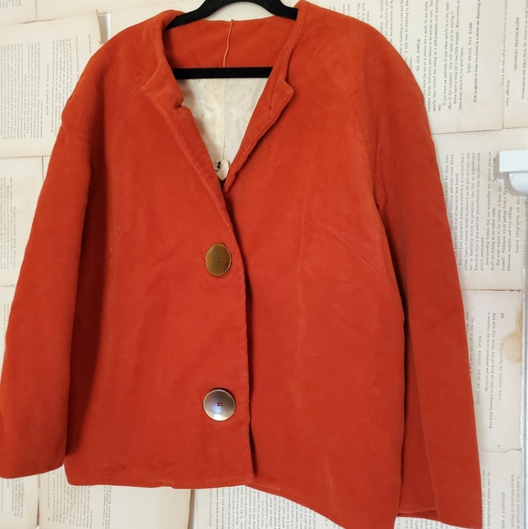 Jackets & Blazers - Vintage Burnt Orange Jacket